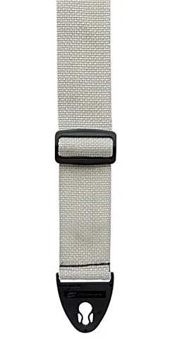 D'Andrea 1355SILVER Polyweb Ace-Lock Ремень для гитары.